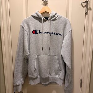 Champion Men’s Heather Gray Athletic Hoodie